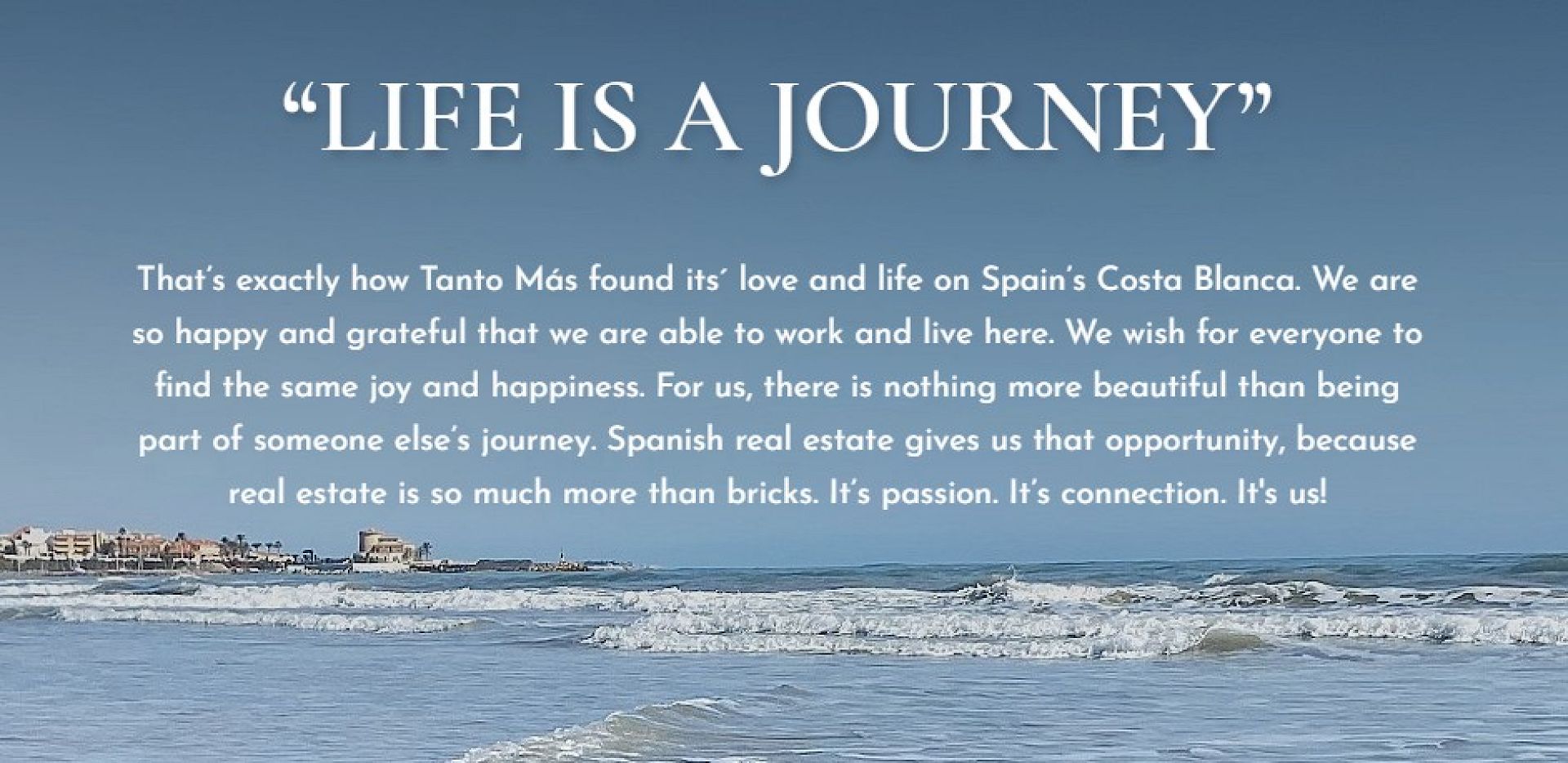 Your journey with Tanto Más